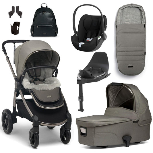 Mamas & Papas Ocarro Complete Travel Bundle with Cybex Cloud T + Base, Mercury