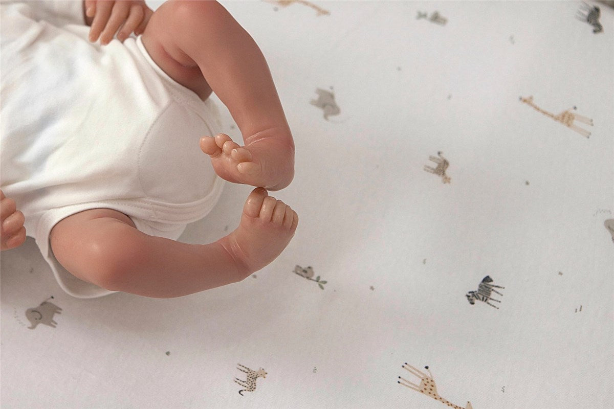 Baby Elegance 2 Pack Jersey Cot Bed Sheets, 140 x 70cm