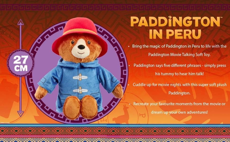 Rainbow Designs Paddington Movie Talking Soft Toy