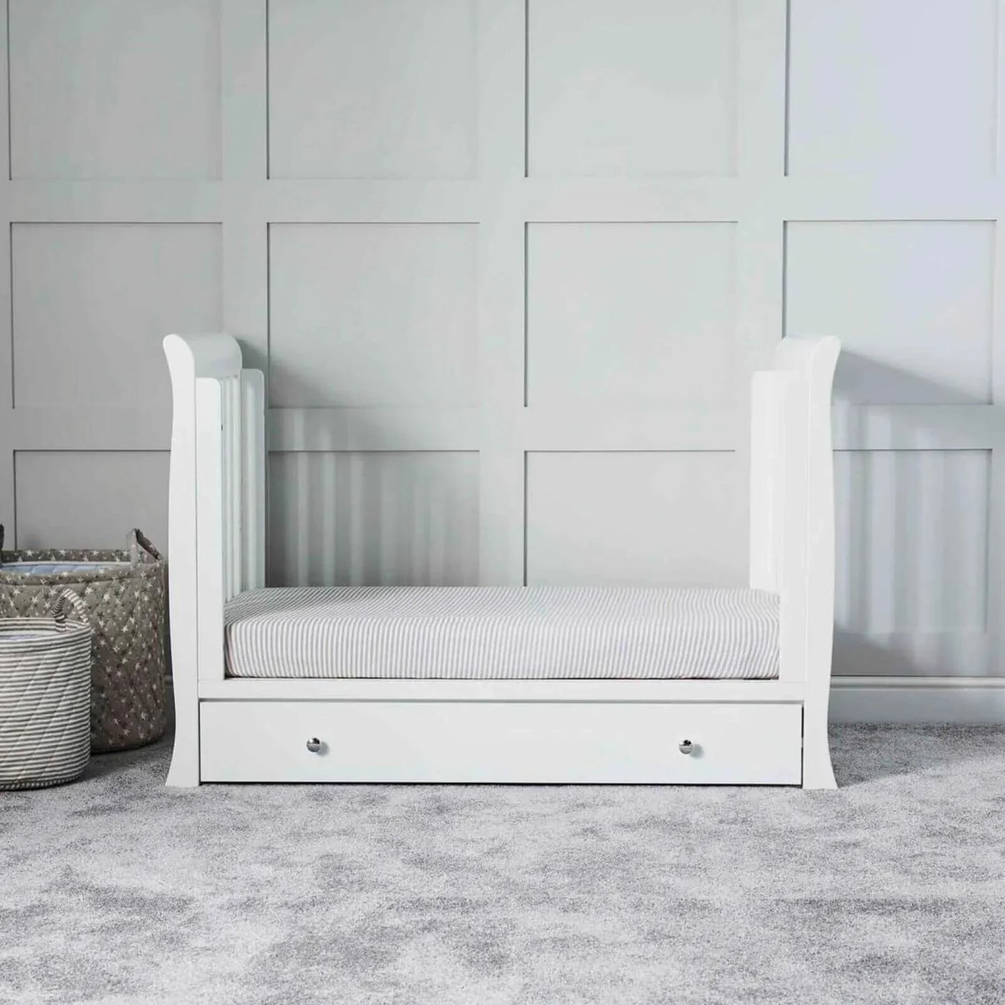 Ickle Bubba Snowdon 4-in-1 Mini Furniture Set Premium Pocket Sprung Mattress 2 pcs - White