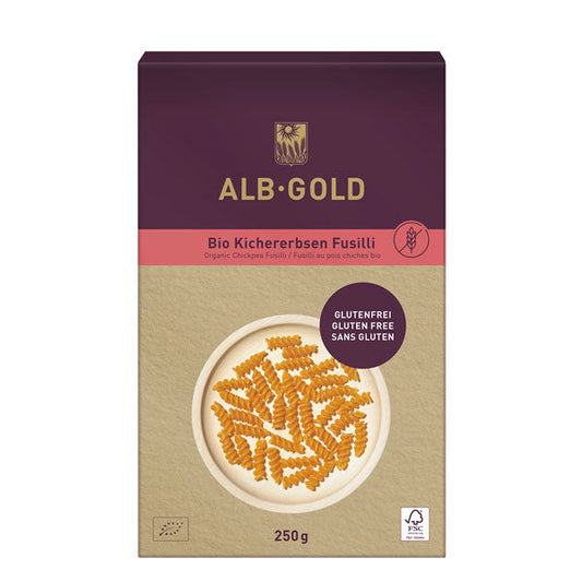 Alb Gold Organic Chickpea Fusilli