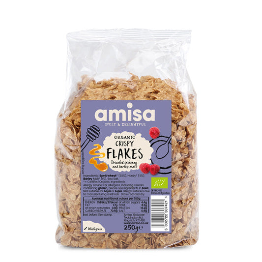 Amisa Organic Crispy Spelt Flakes