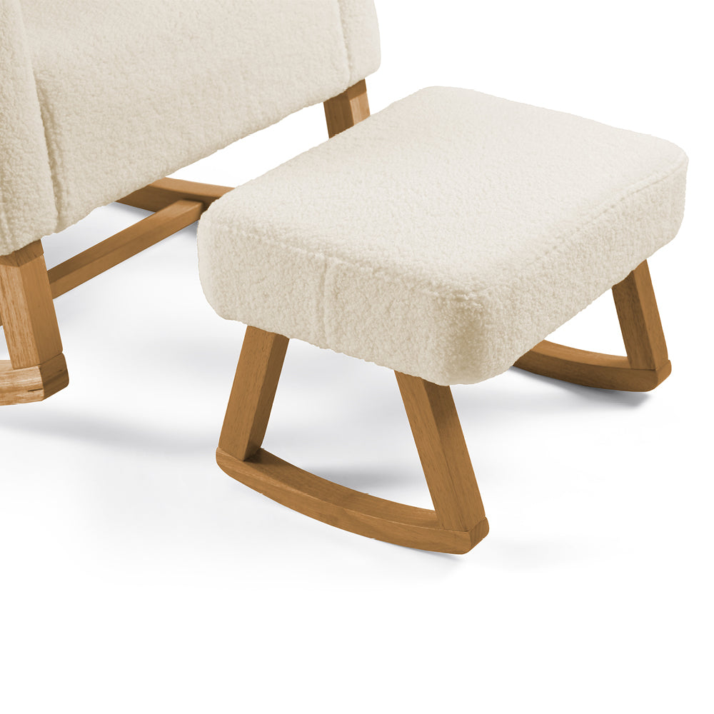 Amana Aura Nursing Chair & Stool - Dune/Yobina