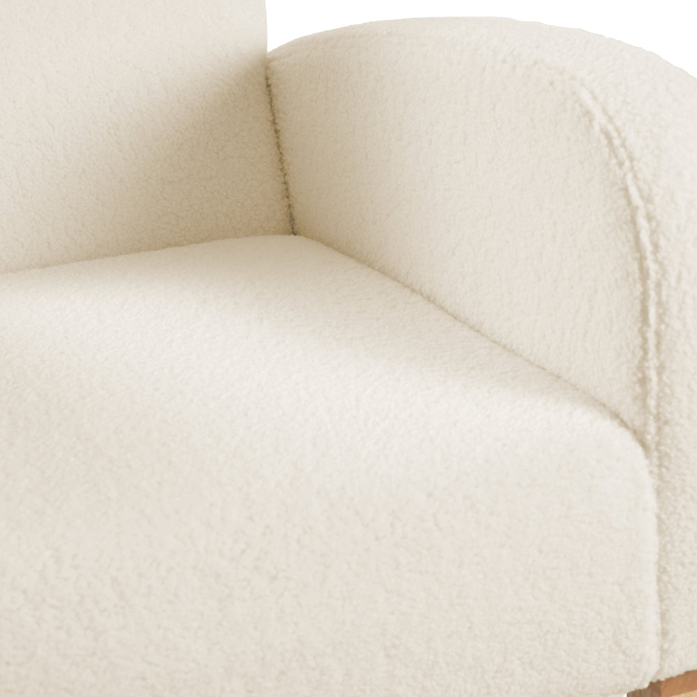 Amana Aura Nursing Chair & Stool - Dune/Yobina