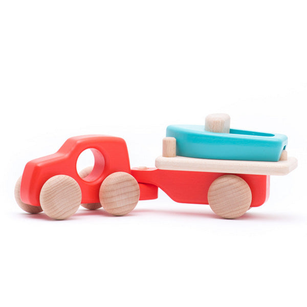 Bajo Wooden 4WD Car & Boat