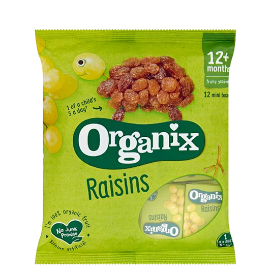 Organix Raisins - Mini Boxes
