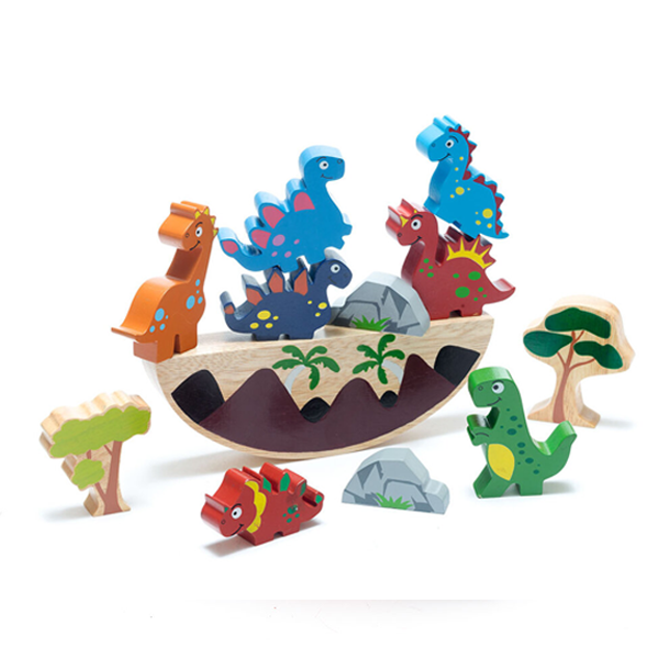 Wooden Dinosaur Balancing Toy