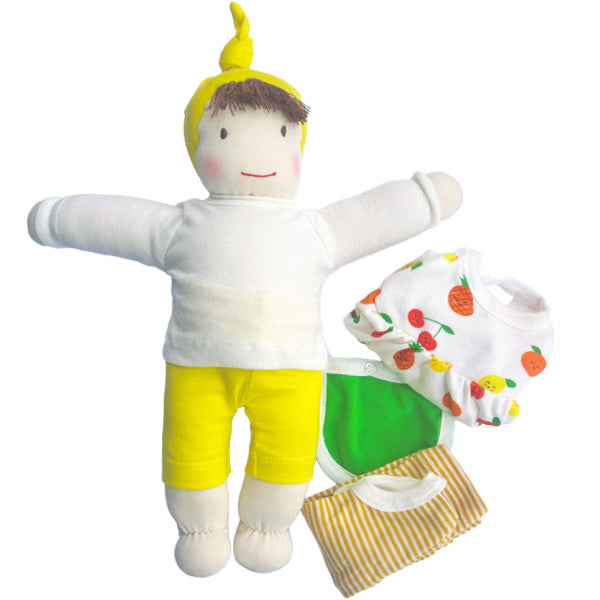 Organic Cotton Dress-up Doll Jill