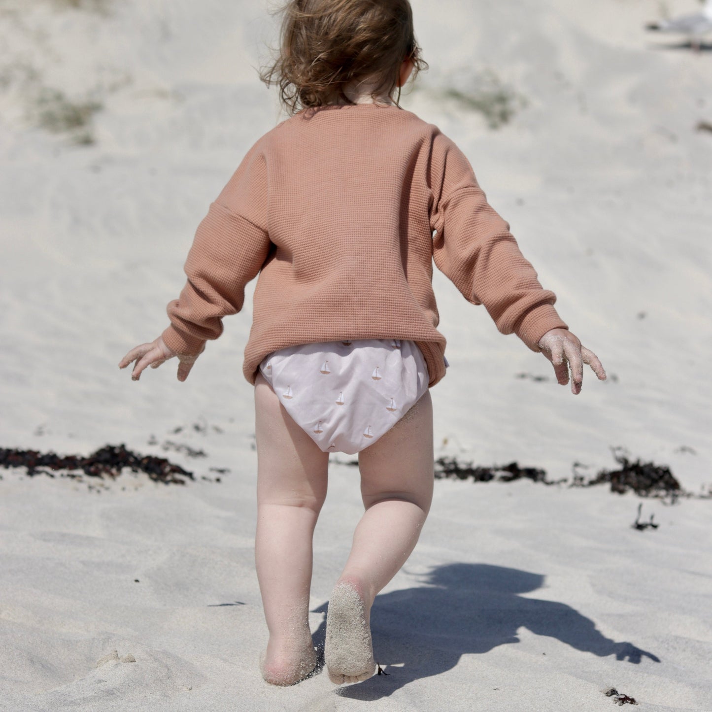 3-5 Years Toddler Reusable Swim Nappies - Bobbing Boats