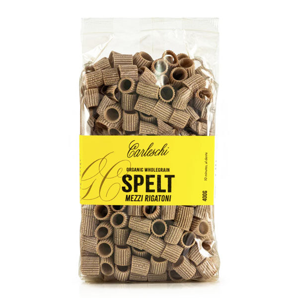Carleschi Organic Wholegrain Spelt Mezzi Rigatoni