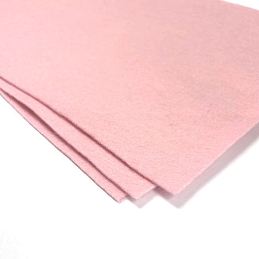 1mm Wool Felt Sheet - Pink