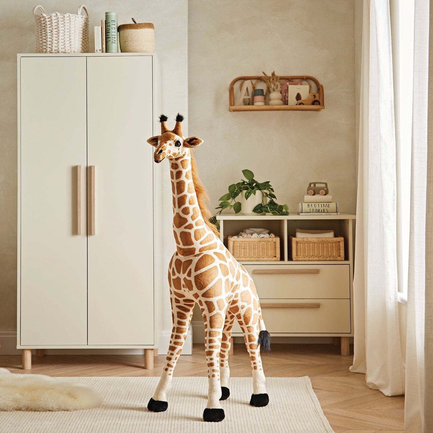 CuddleCo Standing Giraffe Stuffed Animal
