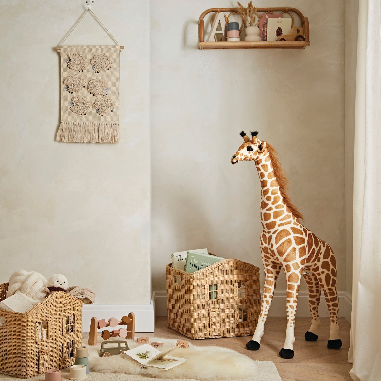 CuddleCo Standing Giraffe Stuffed Animal