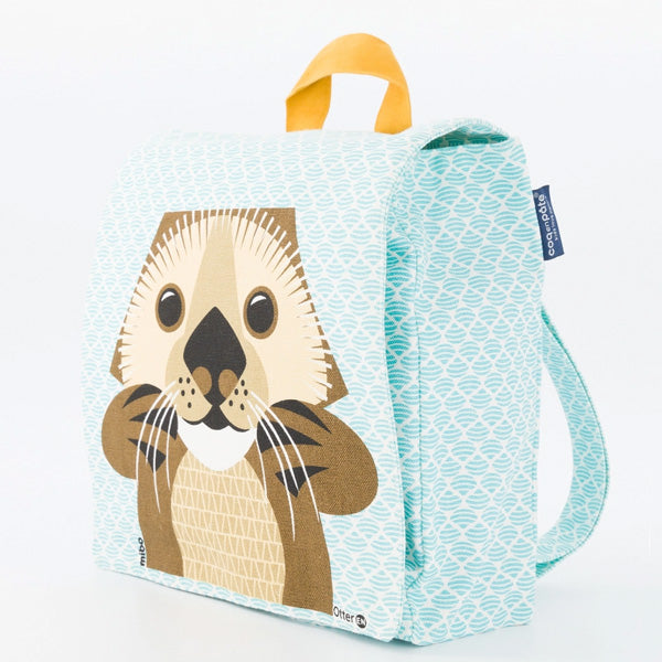 Coq en Pate Organic Cotton Children's Satchel Backpack - Otter