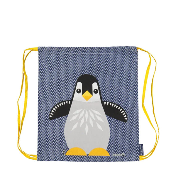 Coq en Pate Organic Cotton Children's Drawstring Bag - Penguin