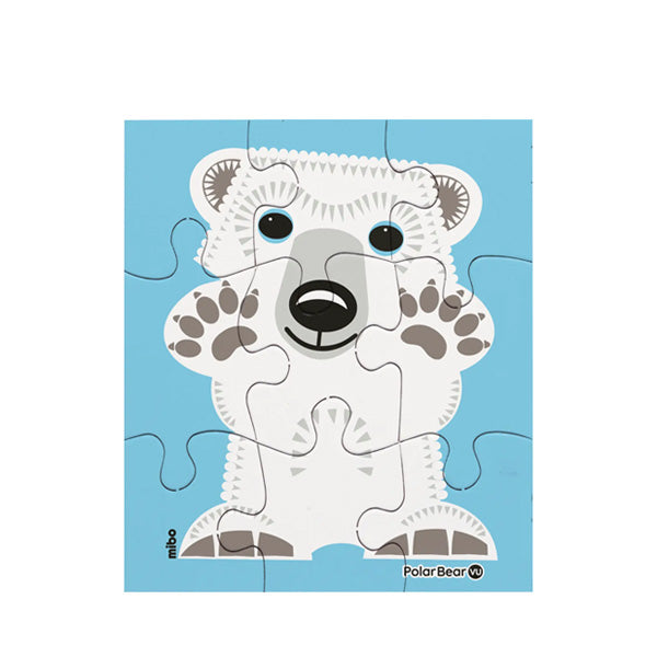 Coq en Pate 9-piece Puzzle - Polar Bear