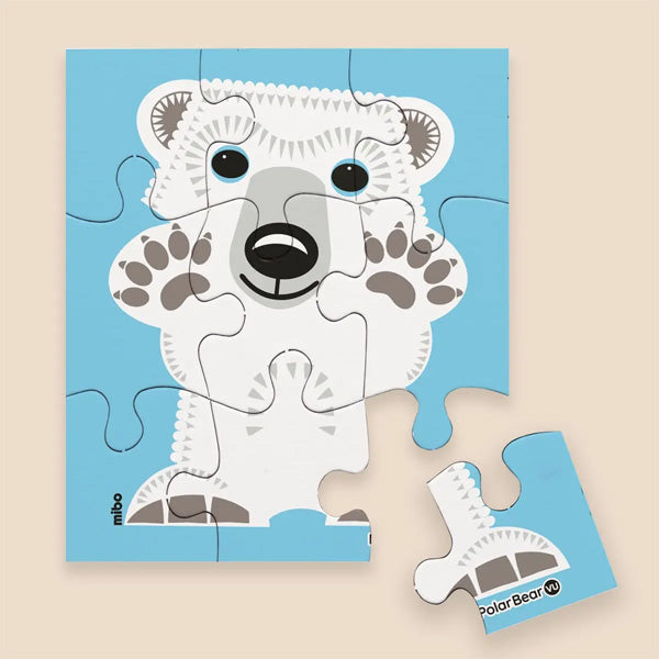 Coq en Pate 9-piece Puzzle - Polar Bear