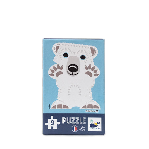 Coq en Pate 9-piece Puzzle - Polar Bear