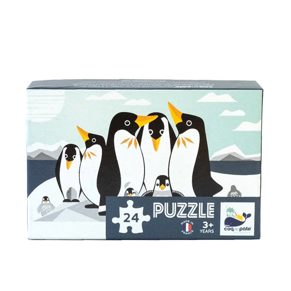 Coq en Pate 24-piece Puzzle - Penguin Family