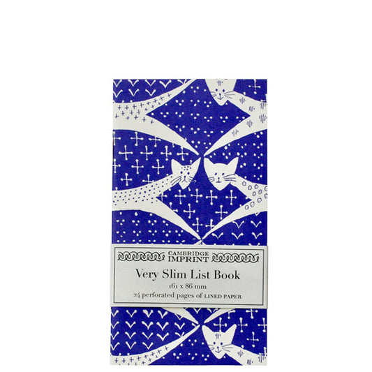 Cambridge Imprint Very Slim List Book Cats