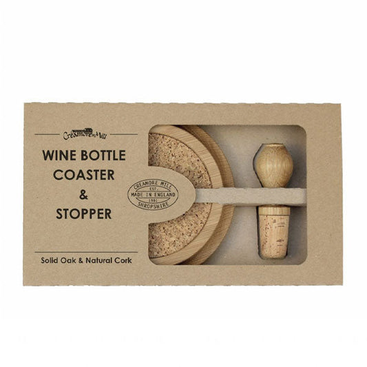 Creamore Mill Wine Bottle Coaster & Stopper