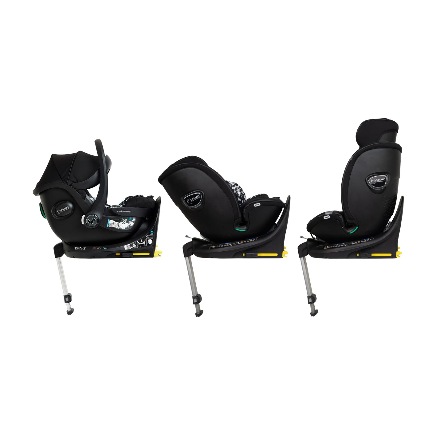 Acorn i-Size Rotating Family Bundle Silhouette