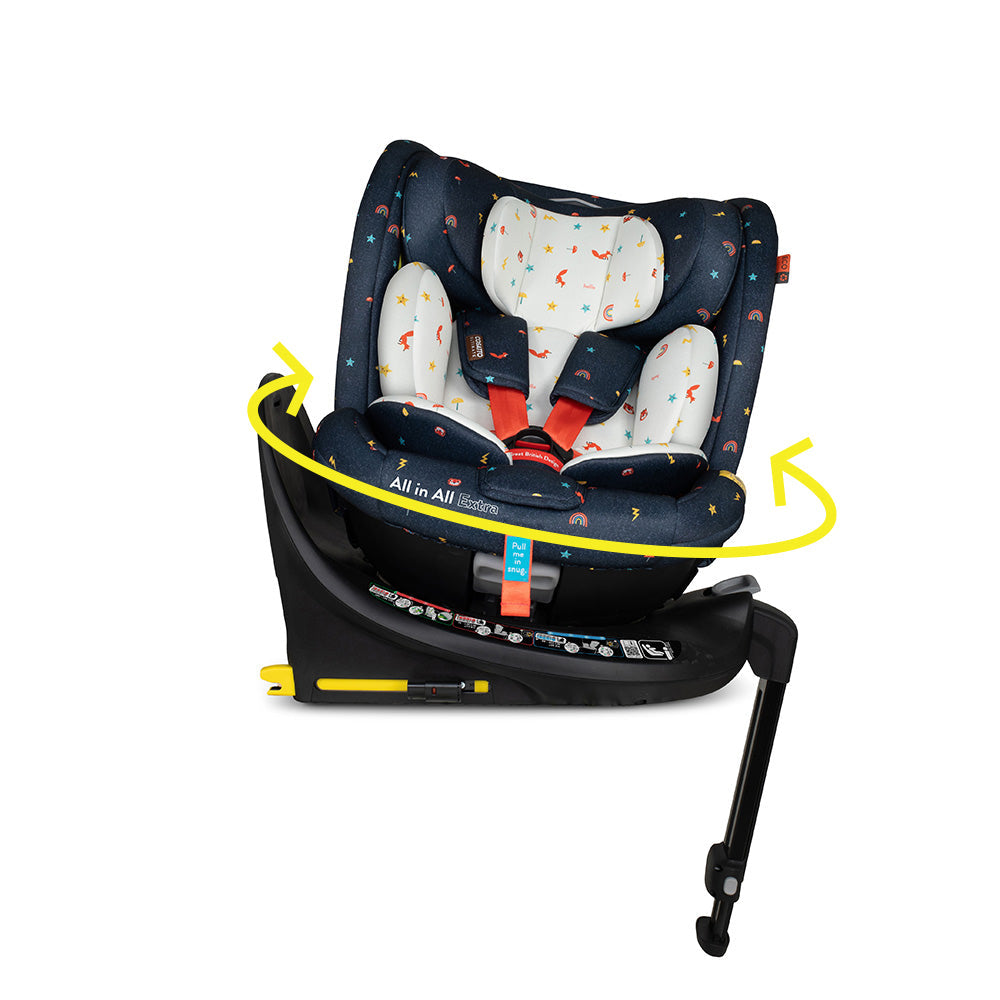 All in All Extra i-Size 360 Car Seat Doodle Days