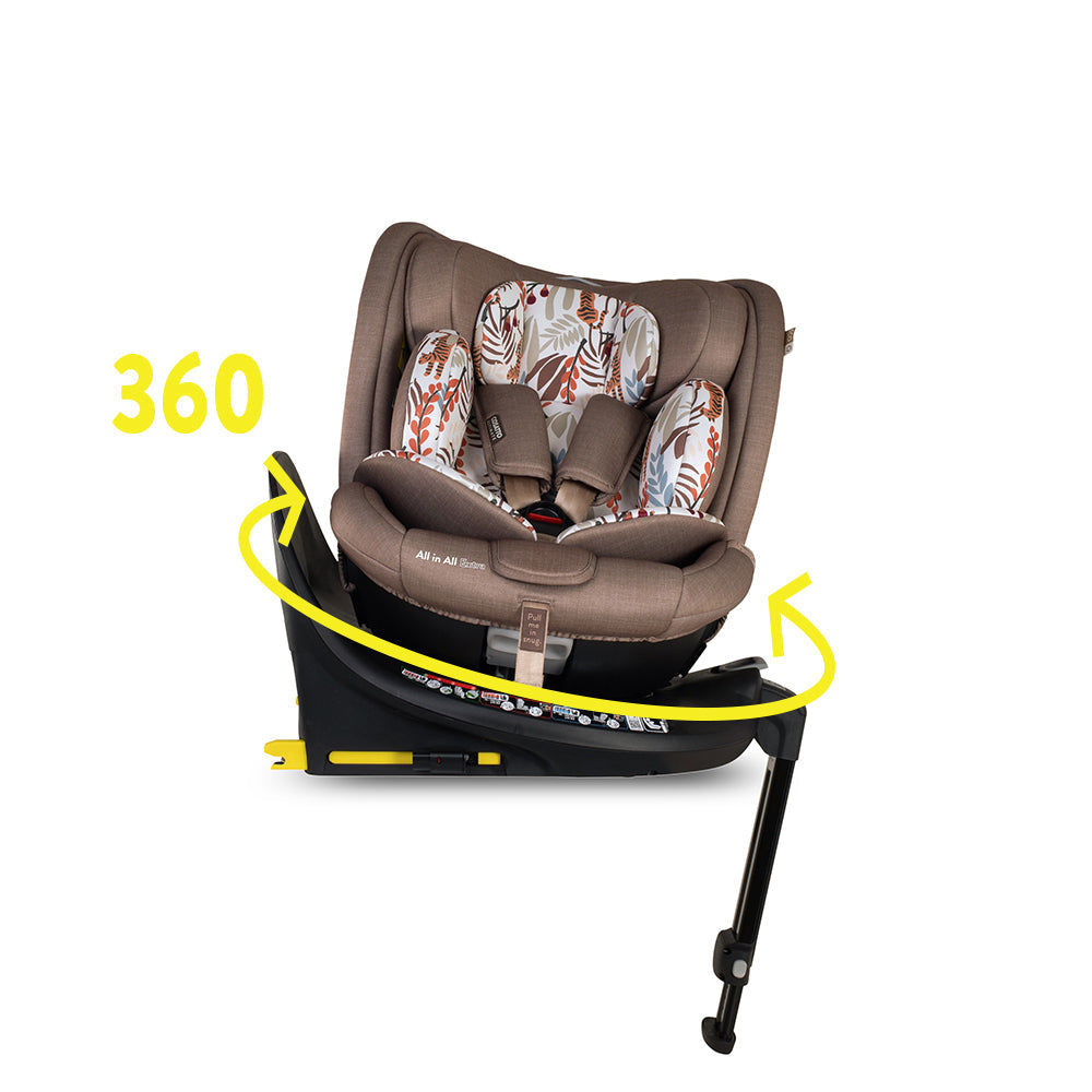 All in All Extra i-Size 360 Car Seat Tiger Tale
