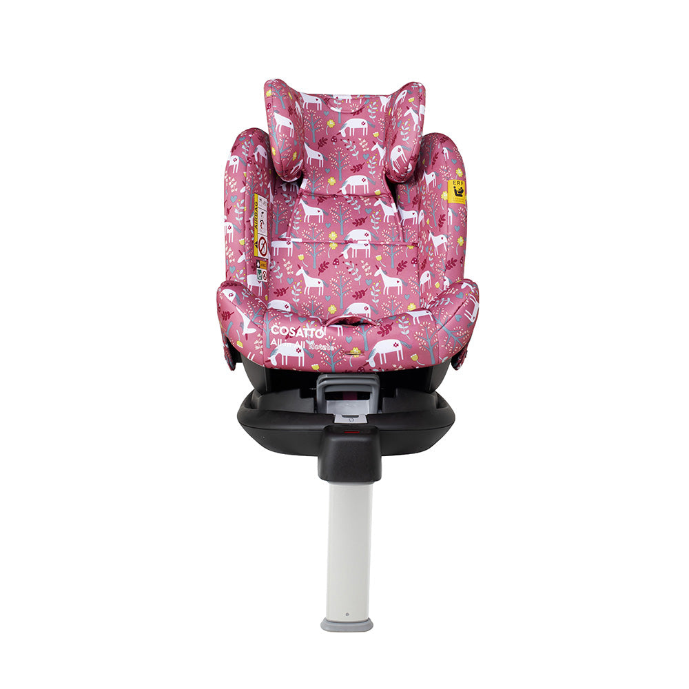 All in All 360 Rotate Car Seat Unicorn Garden