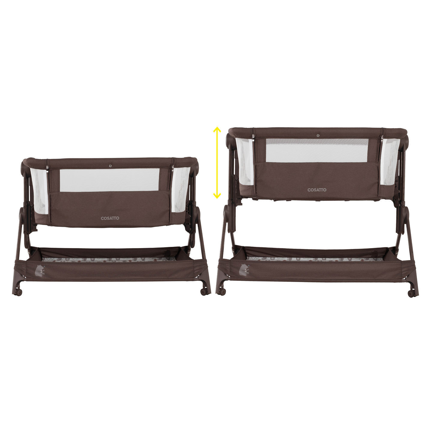 Close to Me Folding Bedside Crib Bear Hug