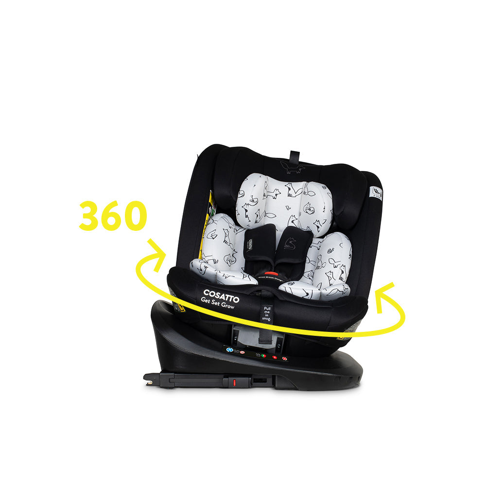Get Set Grow i-Size Car Seat Foxed