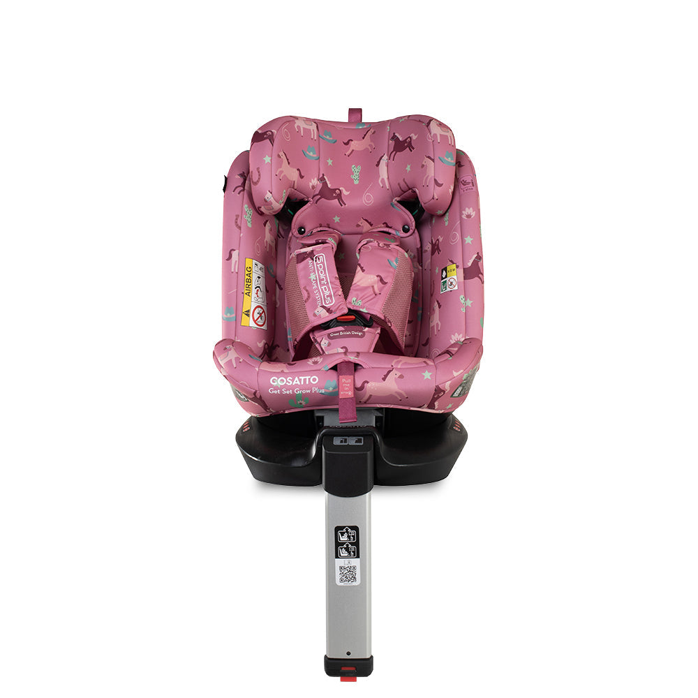Get Set Grow Plus i-Size 360 Car Seat Pony Party