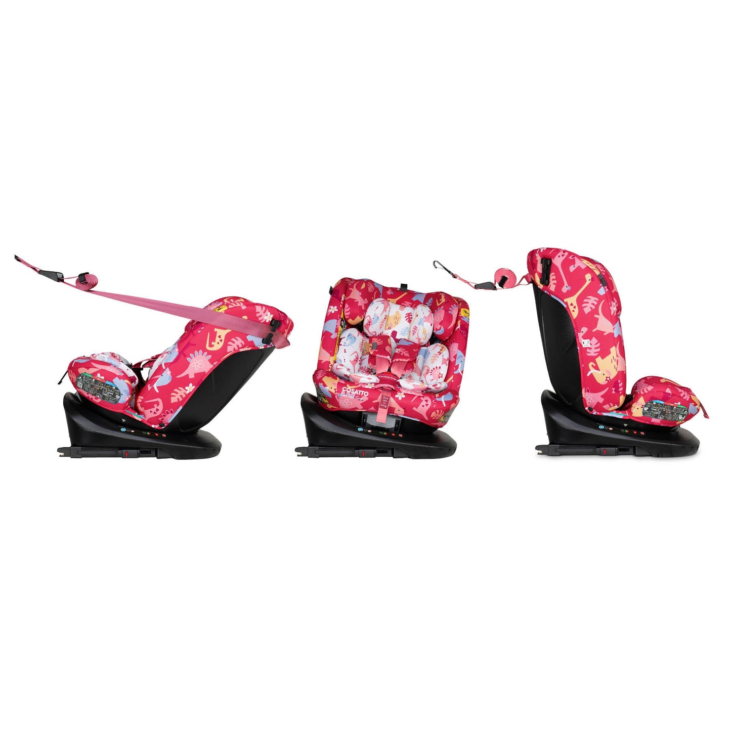 Get Set Gro i-Size 360 Car Seat Dino Delite