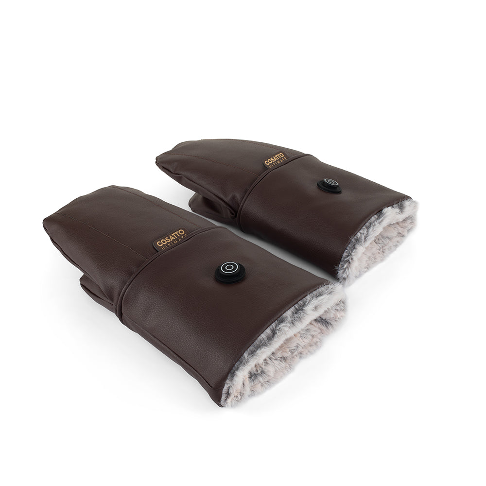 Ultimate Heated Snuggle Mitts Brown