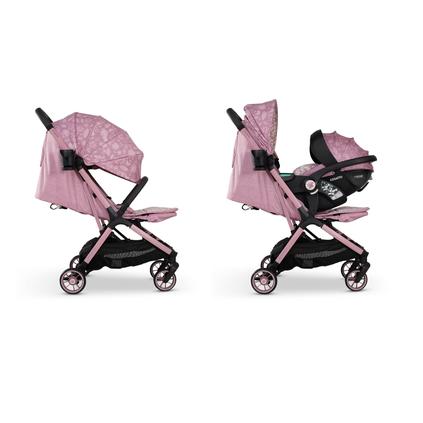 Woosh City Recline Car Seat Bundle Camille