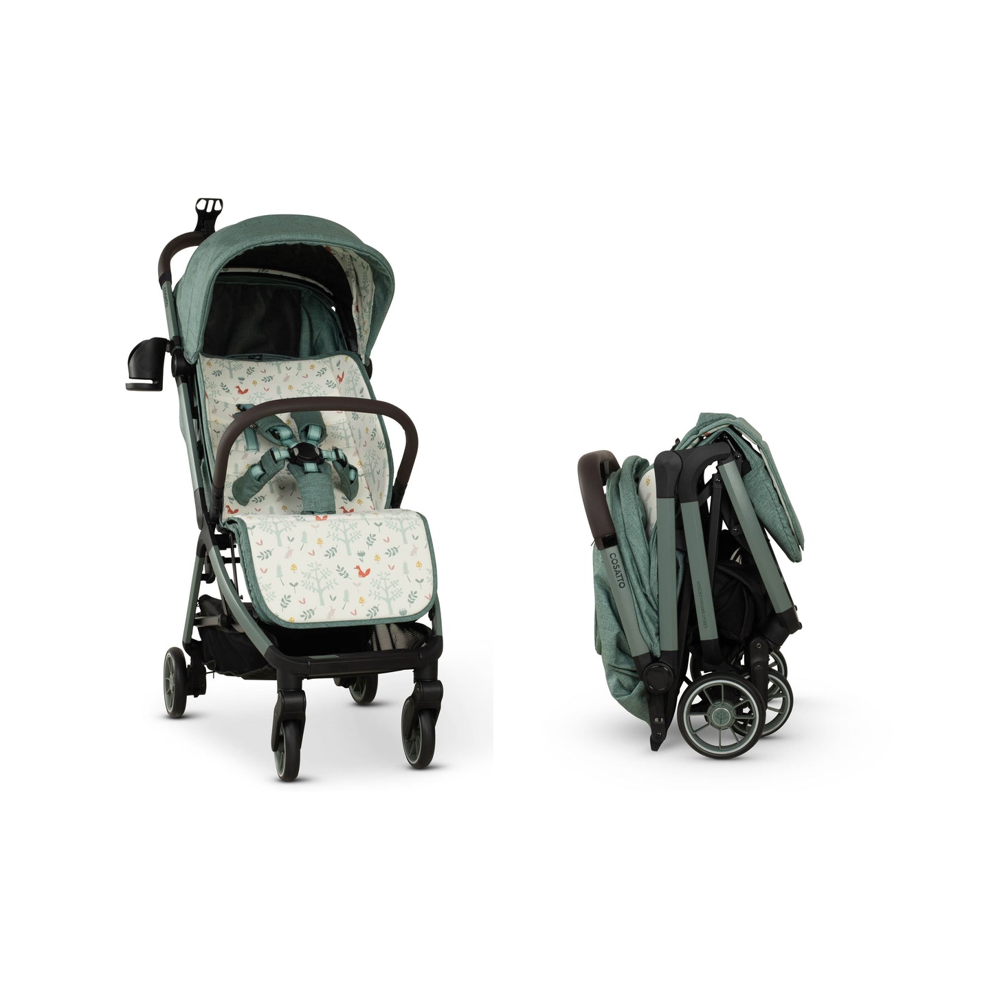 Woosh City Recline Car Seat Bundle Meadow