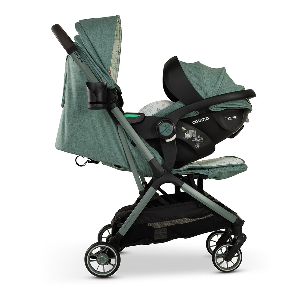 Woosh City Recline Car Seat Bundle Meadow