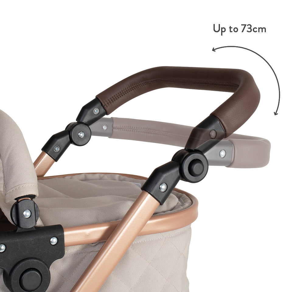 Wow 3 in 1 Dolls Pram Travel System Bundle Whisper