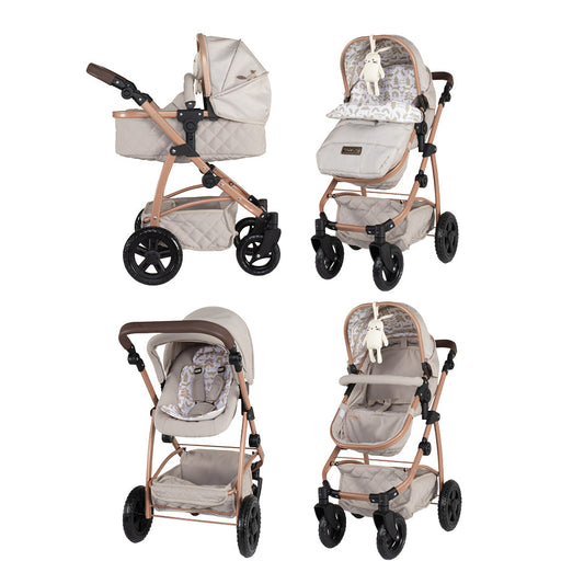 Wow 3 in 1 Dolls Pram Travel System Bundle Whisper