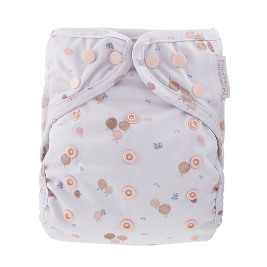 One Size Reusable Cloth Nappy Wrap - Clemmie