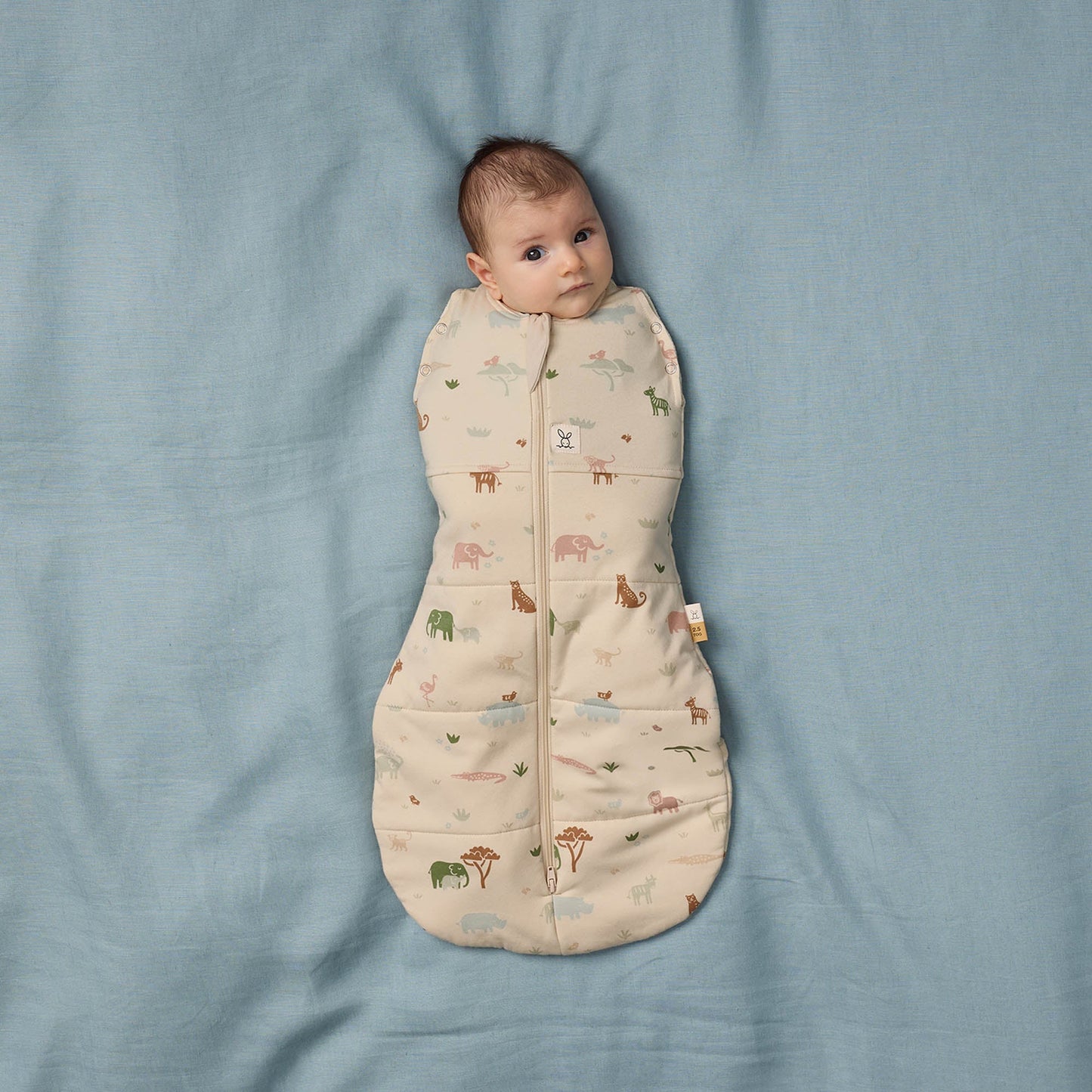 ergoPouch - Organic Winter Cocoon Swaddle Sleeping Bag - Savannah 2.5 TOG