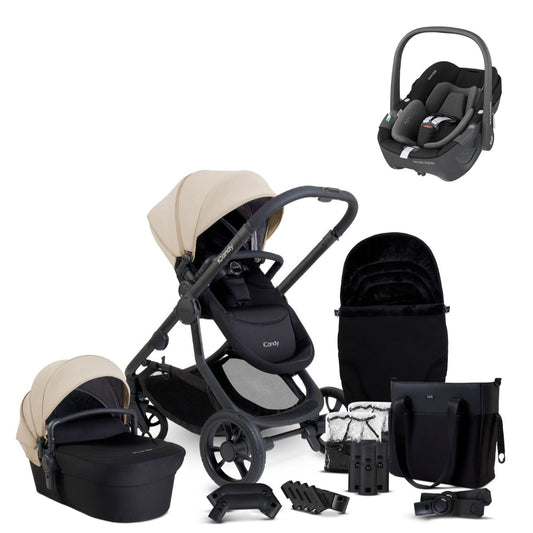 iCandy Orange 4 Bundle with Maxi Cosi Pebble 360 - Latte / Graphite