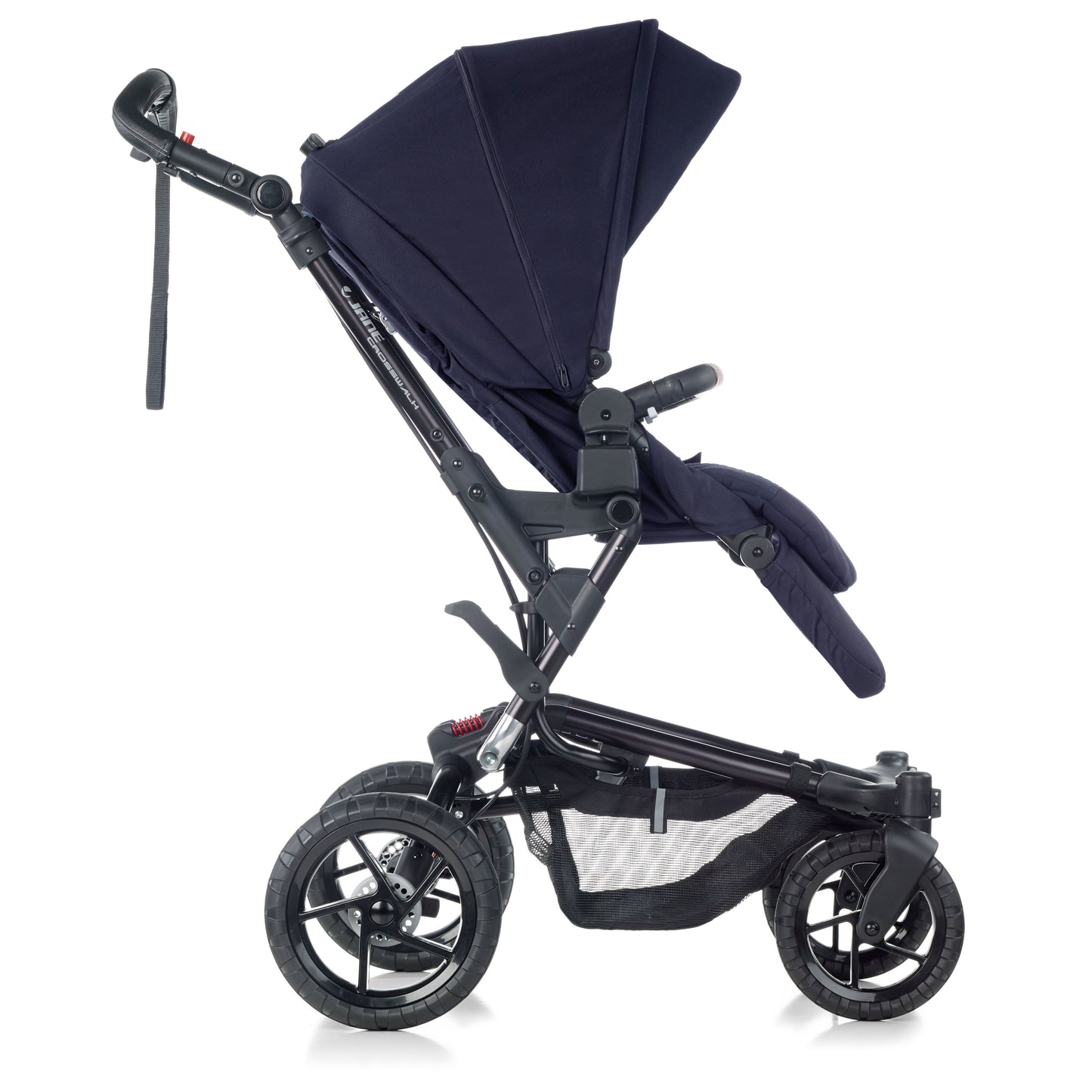 Jané Crosswalk-R All-Terrain Travel System with Sweet Carrycot & Koos iSize R1, Tech Mouse / Black Grey