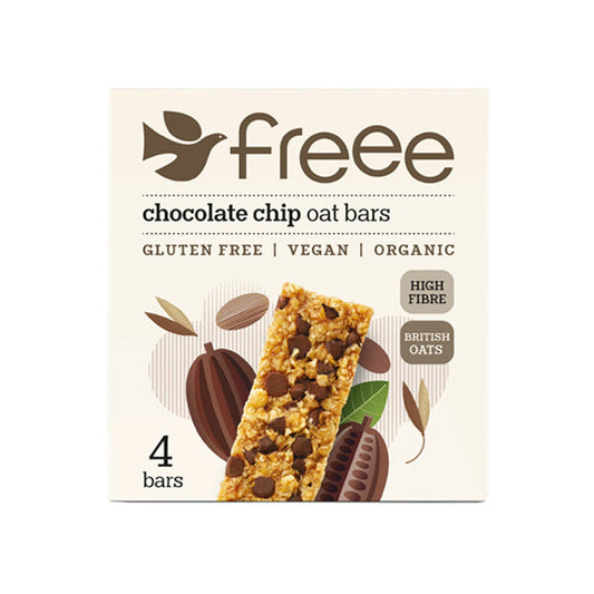Gluten Free Organic Chocolate Chip Oat Bars 4 x 35g