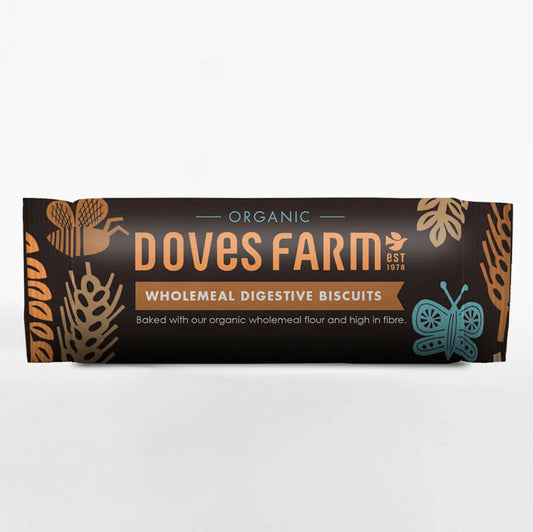 Doves Farm Organic Wholemeal Digestive Biscuits 400G