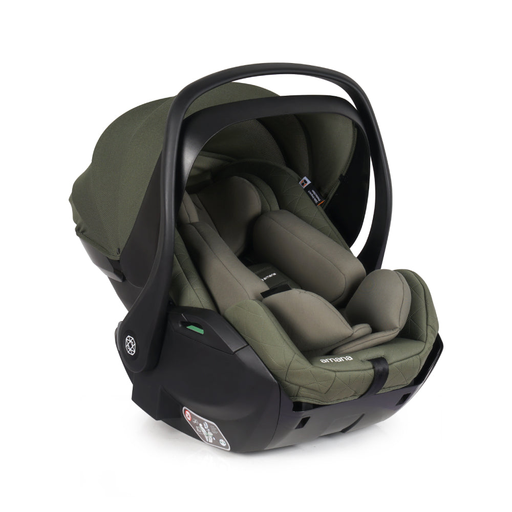 Amana Air+ Group 0+ Infant Carrier With Isofix Base - Sage Green