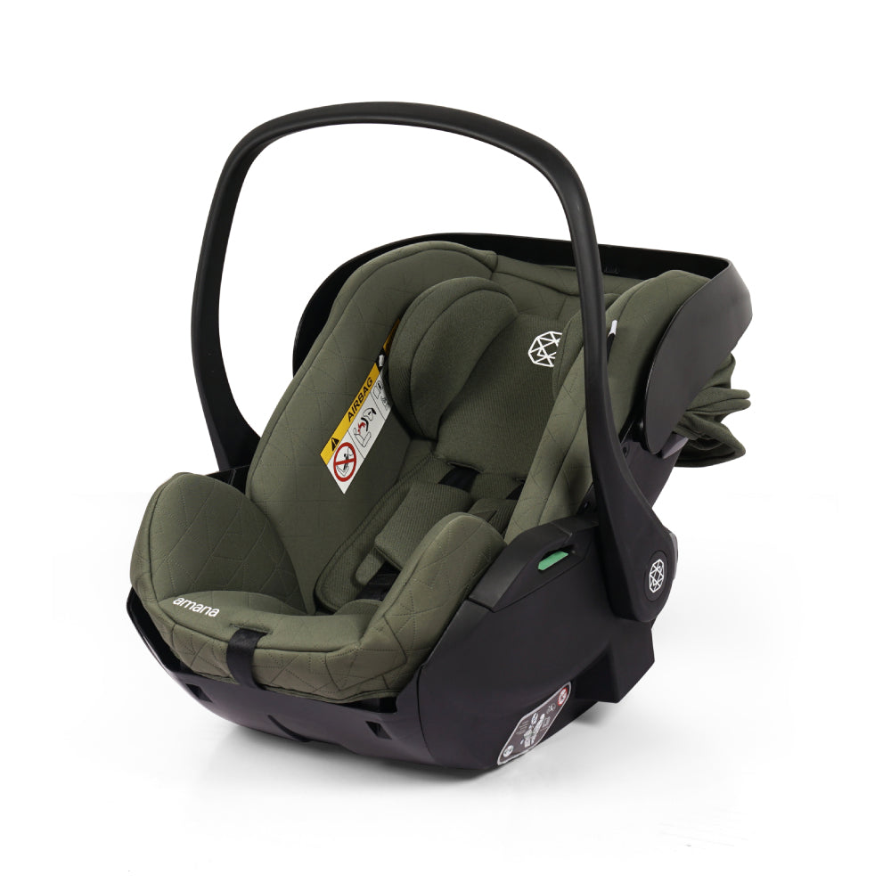 Amana Air+ Group 0+ Infant Carrier With Isofix Base - Sage Green
