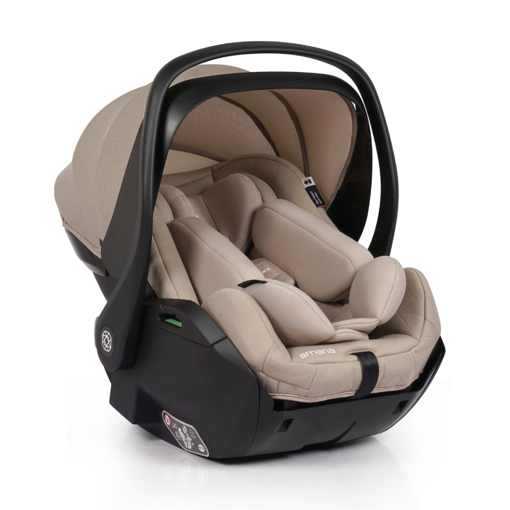 Amana Air+ Group 0+ Infant Carrier With Isofix Base - Stone Beige