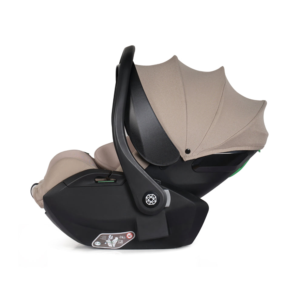 Amana Air+ Group 0+ Infant Carrier With Isofix Base - Stone Beige