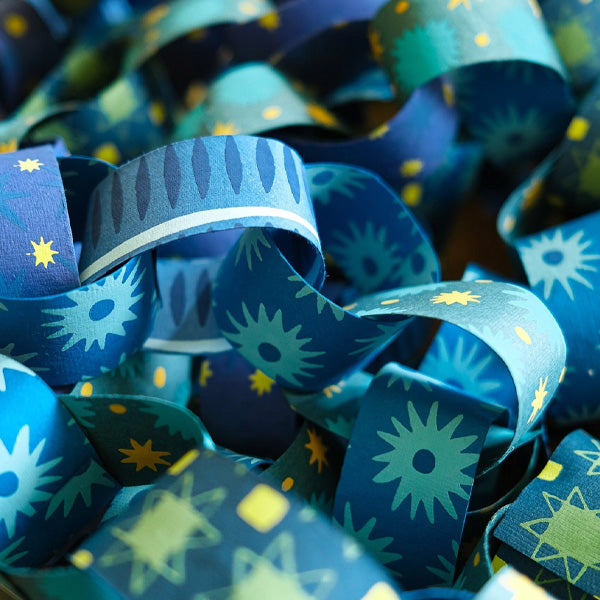East End Press Blue & Yellow Paperchain